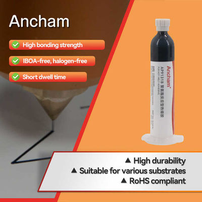 Black PUR Hot Melt Electronic Bonding Adhesive Fix Glue